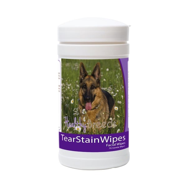 Healthy Breeds German Shepherd Tear Stain Wipes 840235152774 - main
